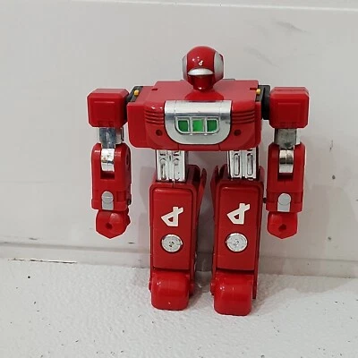  Vintage Action Figure Bandai 1983 Japan Robot Diecast Metal Robot Transformers - Image 1 of 4
