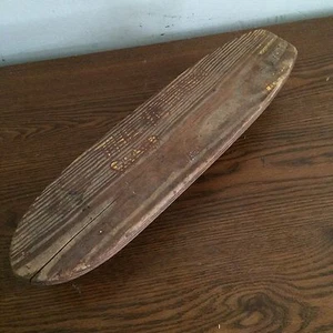 Monopatín de madera de colección The Yellow Rider ruedas de skate acero - Imagen 1 de 8