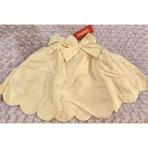NWT Gymboree Easter Holiday Cream 100% Silk Skirt w Bow Elegant 4 - Picture 1 of 12