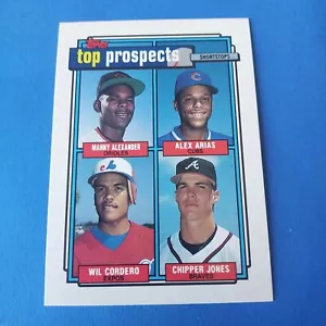 CHIPPER JONES 1992 Topps PROSPECTS #551 BRAVES Great HOF Centered Gradable nm/m - Picture 1 of 4