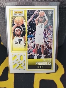 2023-24 Panini Instant Taylor Hendricks RC #YO-9 Rookie Jazz SP - Picture 1 of 2