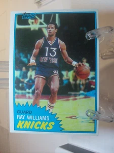 1981-82 Topps tarjeta de baloncesto #28 - Ray Williams - New York Knicks (96009) - Imagen 1 de 2