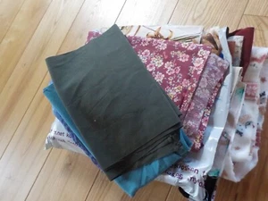 Großes Stoffpaket 2 kg - kunterbunt Jeresey, BW, Futter, Dekostoffe, Fleece DIY - Bild 1 von 10