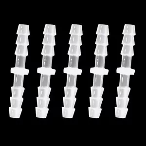 Plastic Hose Barb Fitting 1/8" X 1/8" Pipe Connectors Joint Splicer Mender Adapt - Picture 1 of 4
