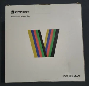 Juego de Bandas de Resistencia FITFORT Bandas de Entrenamiento Apilables hasta 150LBS MÁXIMO ENVÍO RÁPIDO - Imagen 1 de 6