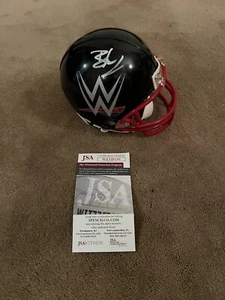 Brock Lesnar Autographed Mini Helmet Minnesota Vikings WWE Legend JSA Authentic - Picture 1 of 3