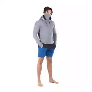 Nivel Seis Bajo Hombre Pesca Sun Hoodie UPF 30 - Imagen 1 de 4