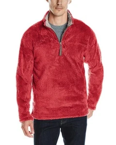True Grit Men's 71M231DFP 1/4 Zip Pullover, Vintage Red, XS - Picture 1 of 1