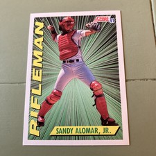 SANDY ALOMAR JR 1991 SCORE RIFLEMAN #694