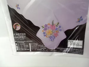 Tobin gestempelte Tischdecke OSTERNKORB 50"" x 70"" Kreuzstich & Stickerei  - Bild 1 von 3