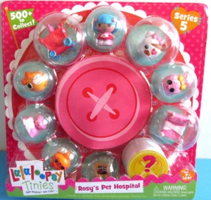 Juego Lalaloopsy Tinies Rosy's Pet Hospital 10 piezas serie 5 - Imagen 1 de 2