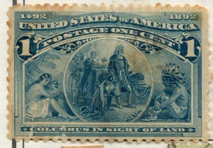 USA - 1893 Columbian Exposition Issue #1 - 1 Cent - Mint - Picture 1 of 1