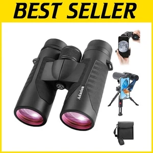12x42 Waterproof Binoculars with Phone Adapter & Tripod for Outdoor Adventures - Picture 1 of 10