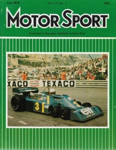 MOTOR SPORT 1976 JULY - SCIROCCO 1600TS, STRATOS V6, ROVER 3500 - Imagen 1 de 1