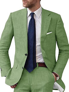 New Fashion Spring Single-Breasted Notch Men Suit 1Piece Formal Wedding+Pants
