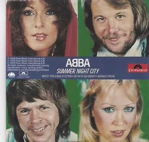 ABBA - Summer night city (2 Track Maxi CD) Papphülle - Bild 1 von 1