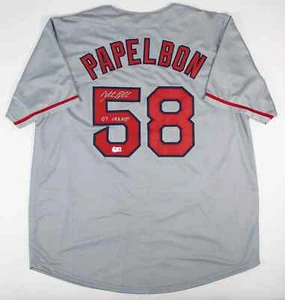 Jonathan Papelbon Signed Boston Red Sox Jersey (Beckett) 2007 World Series Champ - Picture 1 of 7