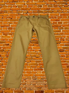 LEVIS JEANS 502 W36 L32 MUSTARD DENIM VINTAGE PRMIUM BIG "E" TAPERED HERREN 36X32 - Bild 1 von 7