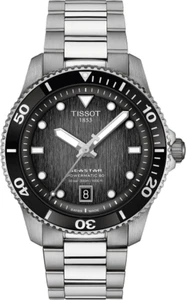NEW TISSOT T1208071105100 SEASTAR 1000 40MM GRAY BLACK DIAL T120.807.11.051.00 - Picture 1 of 1