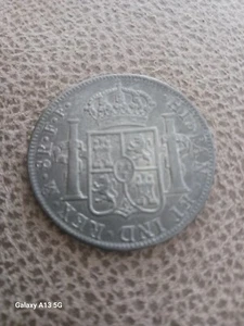 1778 Carolus IIII Dei Gratia 8R Spanish Colonial Coin Beautiful And Rare- Silver - Picture 1 of 2