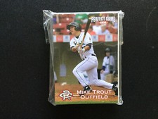 MIKE TROUT, 2010 Cedar Rapids, OFFICIAL Sealed TeamSet-Mike TROUT 1st ProKARD