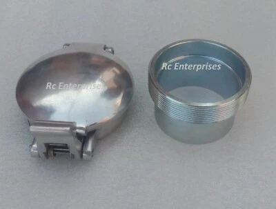 Tappo serbatoio carburante/benzina tipo lega Monza da 2,5" con collo in acciaio - Immagine 1 di 4