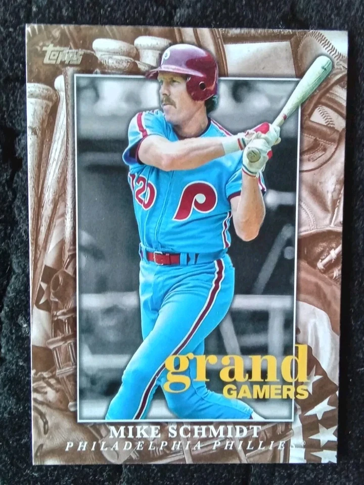 2024 Topps Series 1 Grand Gamers CARD #GOG-5 MIKE SCHMIDT PHILADELPHIA PHILLIES  - Image 1 of 1