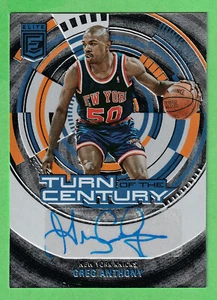 Greg Anthony - 2023/24 Donruss Elite Turn of the Century Auto Autograph Knicks - Picture 1 of 2