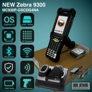 NEW ZEBRA MC9300 Android 14 Barcode Scanner 1D/2D Long Range MC930P-GSFDG4NA - Picture 1 of 3