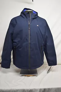 Tommy Hilfiger Mens Jacket Full Zip Hooded The Flex Wind Water Resistant Navy XL - Picture 1 of 15