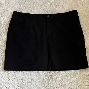 Eddie Bauer Skort Damen 14 schwarz Adventurer Active Travel Golftaschen - Bild 1 von 9