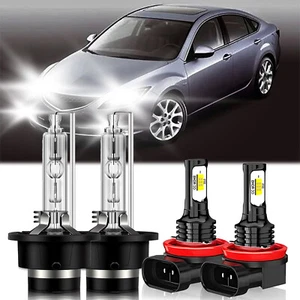For Mazda 6 2006-2013 2x HID/Xenon D2S LED Headlight Kit Bulbs Low Beam 6000K - Picture 1 of 11