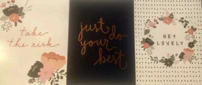 Framable Inspirational 3 Wall Art 8 X 10 Motivational Poster Desk Home Decor - Image 1 of 4