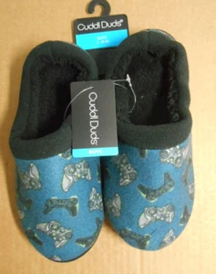 Zapatillas zueco polar Cuddl Duds Gaming Gamer niños grandes 5-6 - Imagen 1 de 4