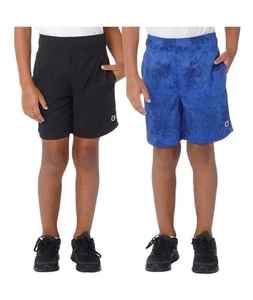 Champion Youth Boys 2 Pack Active Shorts Blue/Black Siza L (14/16) - Picture 1 of 3