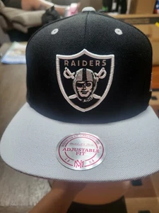 NEU! Mitchell & Ness Vintage NFL Oakland Raiders Primary Logo Snapback Hat / Cap - Bild 1 von 7