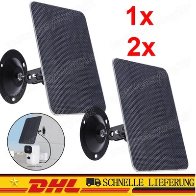 Solarpanel für Überwachungskamera Aussen DC 5V Outdoor Kamera Akku mit Micro USB - Bild 1 von 4