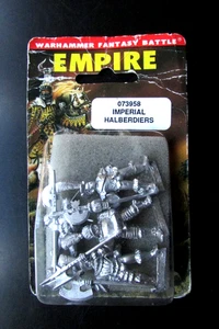 OOP Citadel / Warhammer Metal Empire 073958 Imperial Halberdiers Neu in OVP - Bild 1 von 2
