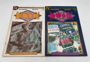 Nathaniel Dusk Private Investigator II Run #1 & 2 Vintage 1985 DC - Lot of 2 - Bild 1 von 1