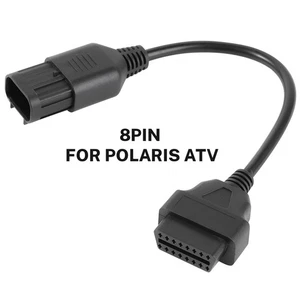 For Polaris ATV RZR Slingshot OBD2 To 8pin Diagnostic Adapter Connection Cable - Picture 1 of 8