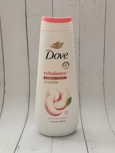 Dove Rebalance Weißer Pfirsich + Reismilch Duschgel, 20 fl. Oz. - Bild 1 von 2