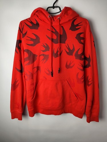 Felpa con cappuccio vintage MCQ by Alexander McQueen Swallow cotone