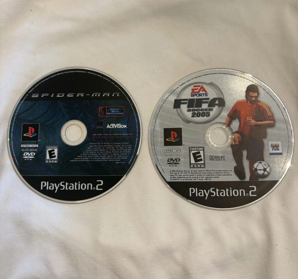 Игра для PS2 (Spider-Man, FIFA Soccer 2005 года) - Изображение 1 из 1