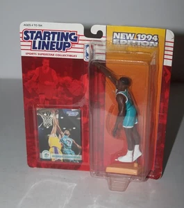 Kenner Starting Lineup ALONZO LUTTO Figurina MOC 1994 Charlotte Hornets - Foto 1 di 1
