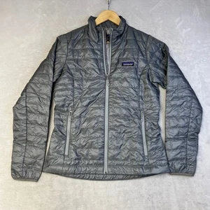 Patagonia Women's Gray Lightweight Puffer Jacket Insulated Size Small - Picture 1 of 7