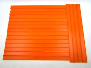 Vintage Hot Wheels Orange 24" Straight Track Lot of 19 Reline Era 1968 Original - Picture 1 of 9