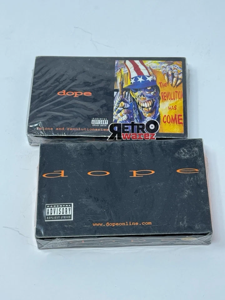 DOPE FELONS AND REVOLUTIONARIES Cassette Tape Lot SEALED SAMPLER metal 1999 - Image 1 of 2