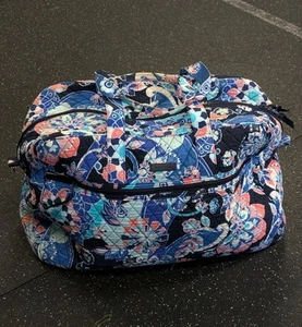 Vera Bradley Large Lotus Flower Swirl 20" Duffel Tote Bag Traveler - Picture 1 of 17