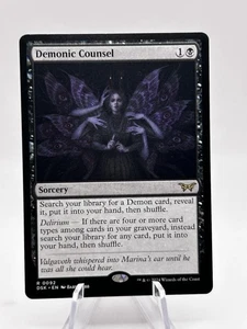 Demonic Counsel 0092 Duskmourn: House of Horror DSK MTG NM - Bild 1 von 2