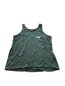 Bunnings Trade Men’s Tank Top Singlet Size 2XL Green Sleeveless Tradie Work Logo - Picture 1 of 6
